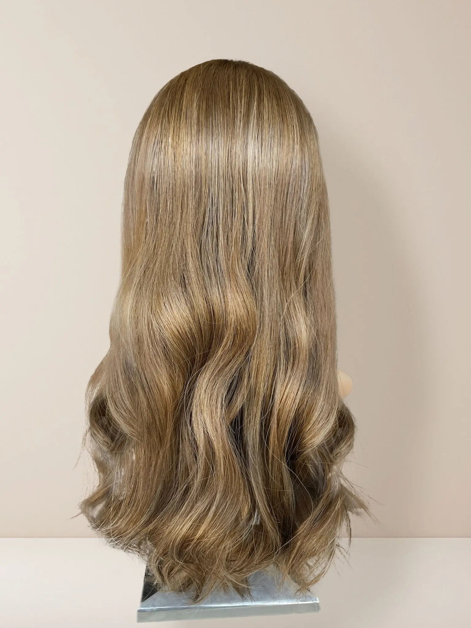 Sophie Lace Top Base 100% Human Hair Wigs Back View GoldenCrownWigs.com